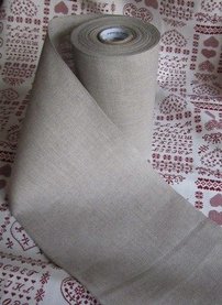 Borduurband Naturel