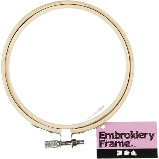 Wooden embroidery hoop, decorative