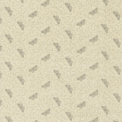Antoinette Butterfly Faded Roche On Pearl - 13954 18