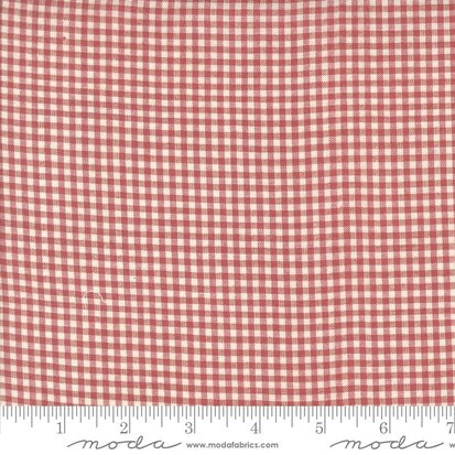 French General Woven Ginghams Garance Pearl 3/16" 12223-12