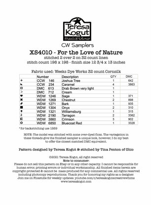 For the Love of Nature - Teresa Kogut