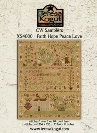 Faith Hope Peace Love - Teresa Kogut