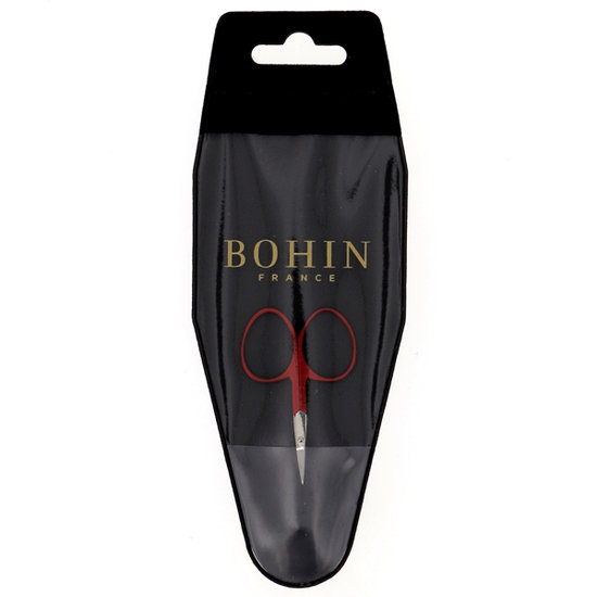 Borduur schaar - MINI RED (Soft Touch) 5,5 cm, BOHIN