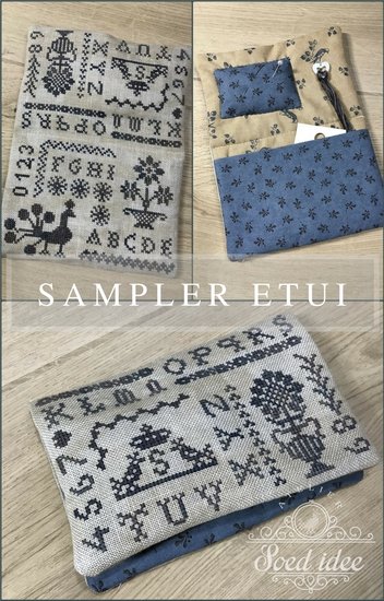 Sampler Pouch digital pattern - PDF download