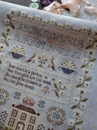 Like a cherry blossom - PDF - Stitches Through The Years