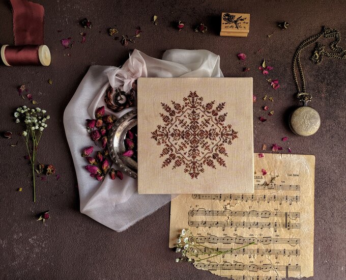 Lace and Caramel - PDF - Stitches Through The Years