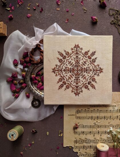 Lace and Caramel - PDF - Stitches Through The Years