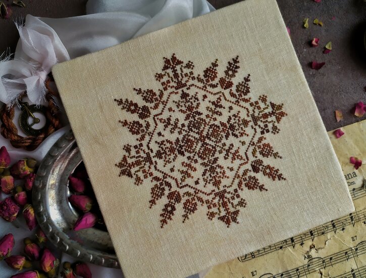 Lace and Caramel - PDF - Stitches Through The Years
