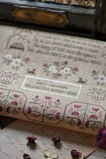 My Little Garden Sampler - PRINT - Stitches Through The Years