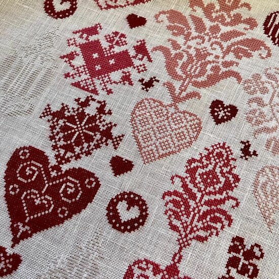 Home is where the Heart is - Historische Stickmuster