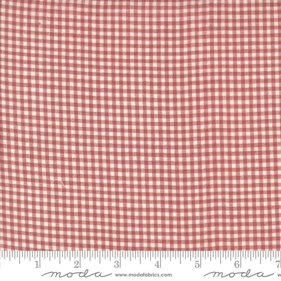 French General Woven Ginghams Garance Pearl 3/16" 12223-12