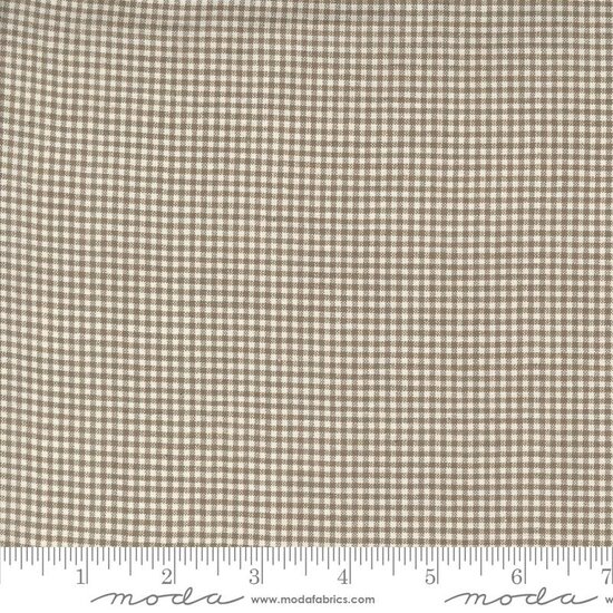 French General Woven Ginghams Stone Pearl 1/8" 12223-18