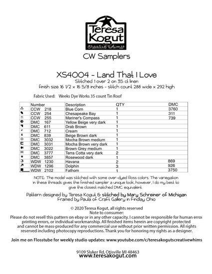 Land That I Love - Teresa Kogut