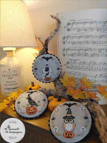 DECORI TRIS HALLOWEEN