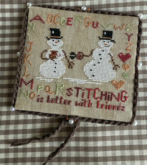 Stitching snowmen