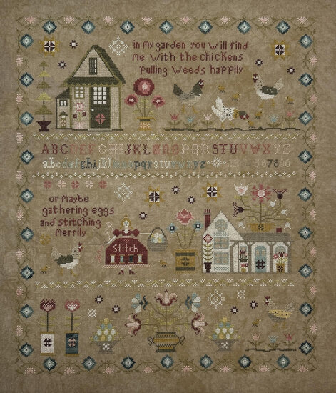 The Simple Tranquility Sampler and Smalls- Pansy Patch Quilts and Stitchery