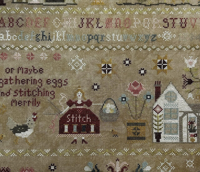 The Simple Tranquility Sampler and Smalls- Pansy Patch Quilts and Stitchery