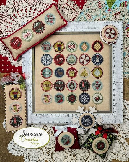 Christmas Dots - April - Jeannette Douglas Designs