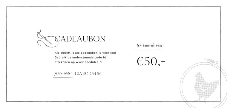 Soed Idee Cadeaubon