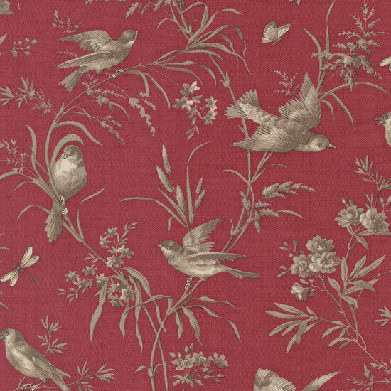 Joie de Vivre Rouge Moineau Yardage 13983-14