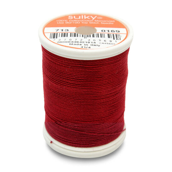 Sulky Cotton 12 King - 0169 Cabernet Red