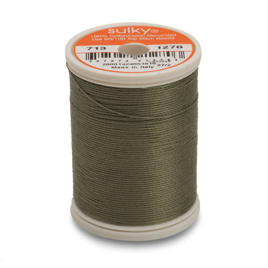 Sulky Cotton 12 King - 1270 Dk. Gray Khaki