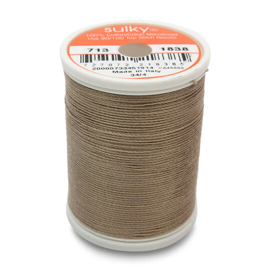 Sulky Cotton 12 King - 1838 Cocoa Cream