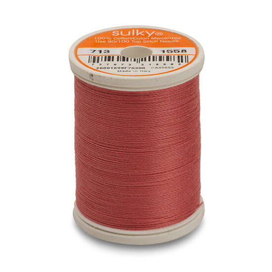 Sulky Cotton 12 King - 1558 Tea Rose