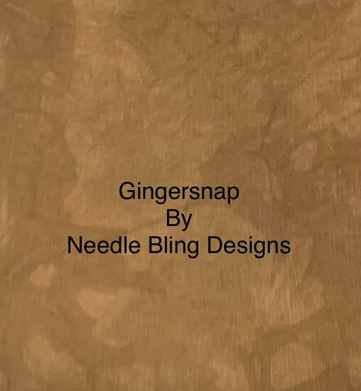32 ct  Gingersnap -  Needle Bling Designs