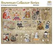 Snowman Collector 9 - The Pirate- Cottage Garden Samplings