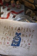When flowers blossom Alphabet - PRINT - Stitches Through The Years