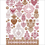 Home is where the Heart is - Historische Stickmuster