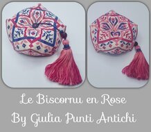 Le Biscornu en Rose - Giulia Punti Antichi 