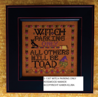 WITCH PARKING ONLY