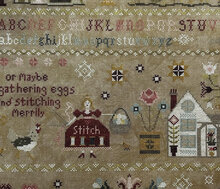The Simple Tranquility Sampler and Smalls- Pansy Patch Quilts and Stitchery
