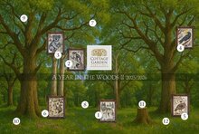 A year in the Woods II serie - 6 - The Chipmunk -  Cottage Garden Samplings