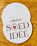 Round cardboard circles 11.7 cm &ndash; set of 2 (for pin drum)