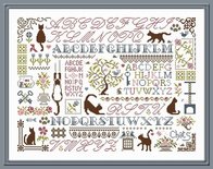 Sampler aux Chats-kleur