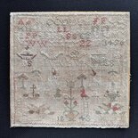 Bird on a Ladder Sampler 1843 – printed pattern
