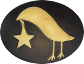 Needleminder "Crow with star"