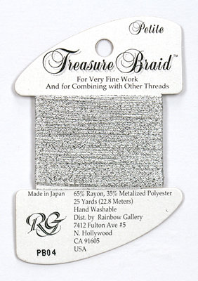 Petite Treasure Braid Silver PB04