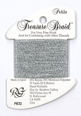 Petite Treasure Braid Silver Grey PB32