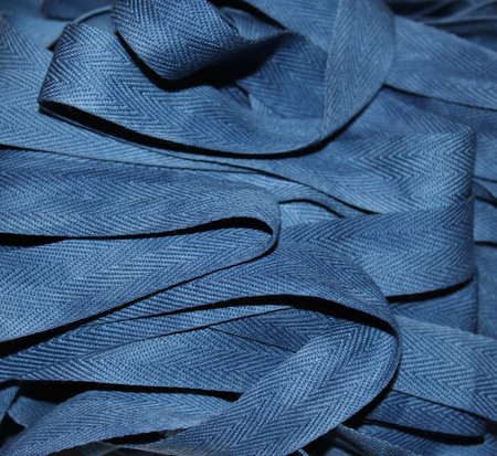 Twill Tape Azure - Fiber on a Whim