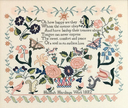 Hannah Harding 1832- Queenstown Sampler Designs