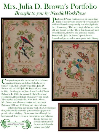 MRS. BROWN'S PORTFOLIO- NeedleWorkPress