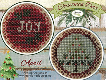 Christmas Dots - April - Jeannette Douglas Designs
