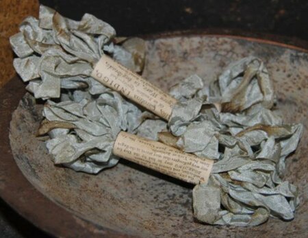 Aged Ribbon - Blue Willow