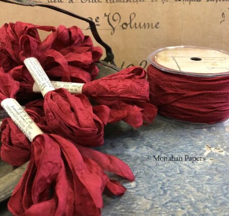 Aged Ribbon - Cranberry Pudding