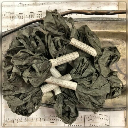 Aged Ribbon - Olive Drab