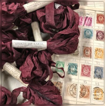 Aged Ribbon - Plum